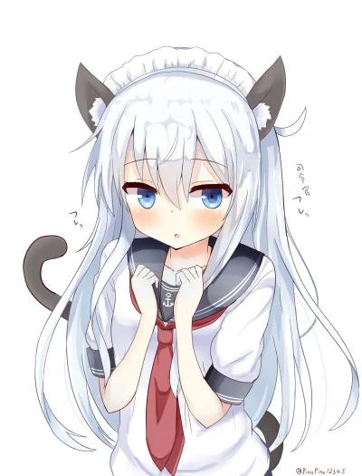 Meister431 - #randomanimeshit #kemonomimi #neko #kantaicollection #hibiki autor- #Pin...