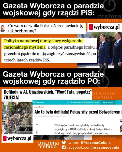 oscarus - #defilada #wyborcza #bekazlewactwa #polityka