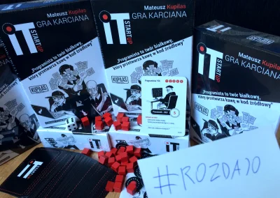 JavaDevMatt - Czas na #rozdajo gry karcianej IT Startup! #karciankait ʕ•ᴥ•ʔ
Za około...