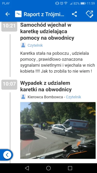 Berkas - #wypadek #gdansk w sumie #dzienjakcodzien na obwodnicy