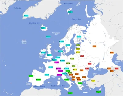 l.....2 - @eltrattorito: Mapka dla ciebie, średnie wynagrodzenie netto w krajach Euro...