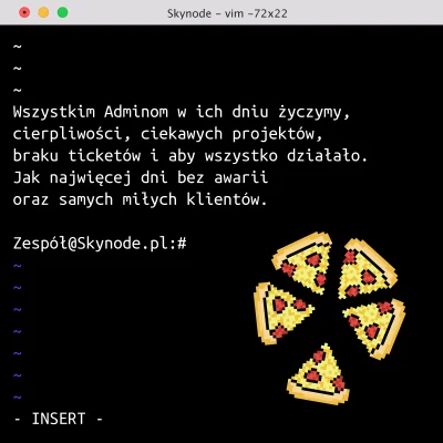 Skynode - W Skynode też świętujemy dzień administratora :) Wszystkiego najlepszego ad...