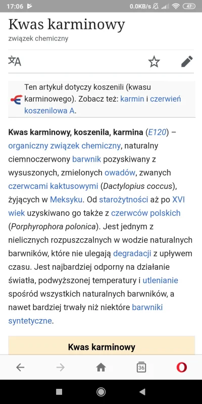 emesc - @phaxi cukier z syropem glukozowo-fruktozowym, mniam

Widzę że koszenila jako...