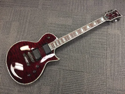 Wypok2 - ESP LTD EC-1000QM Transparent Black Cherry
Mam słabość do takich topów.
#git...