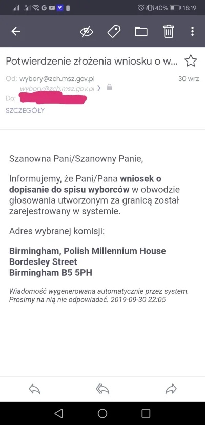 bondziorno - Szanowni Mircy i Mirabelki. 30 września złożyłem wniosek o dopisanie do ...