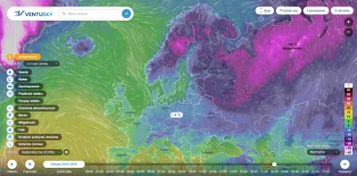 fadeimageone - #pogoda #zima #polska #europa #mapy #otwieracwnowejkarcie