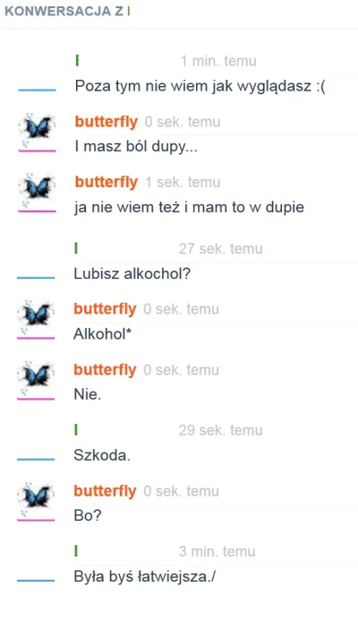 butterfly - #logikaniebieskichpaskow w stylu #mirko ( ͡º ͜ʖ͡º)
#podbojeiprzeboje #ja...
