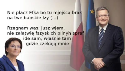 di-vision - Pożegnanie z Bronią (prezydentem), a wkrótce pożegnanie z Ewą :)