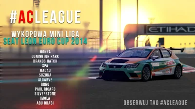 TheSznikers - Dzisiaj o 20:00 Startuje kolejny wyścig #acleague na torze Brands Hatch...