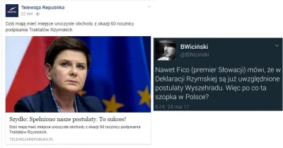 saakaszi - TV Republika: Szydło: Spełniono nasze postulaty. To sukces !
* FAKE NEWS ...