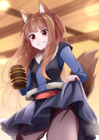 l.....f - #randomanimeshit #spiceandwolf #holo #kemonomimi #kitsunemimi #redeyesalert...