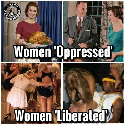 CulturalEnrichmentIsNotNice - Kobiety ciemiężone, a kobiety wyzwolone.
#bekazfeminis...