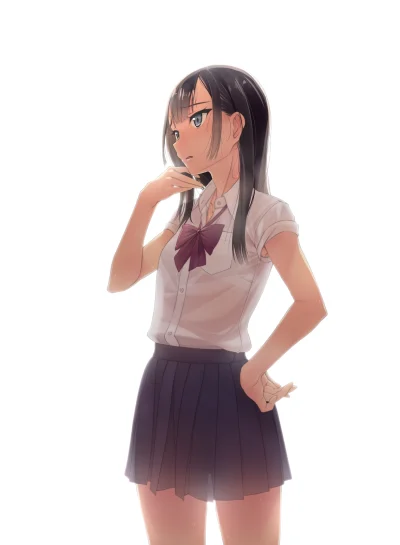 Sentox - #randomanimeshit #originalcharacter #schoolgirl #murakamisuigun #
