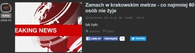 Gother - Tym razem Kraków znalazł się na celowniku terrorystów.

#heheszki #aszkier...