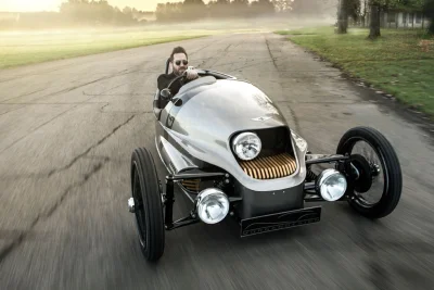 autogenpl - Morgan EV3 - pierwszy, seryjny pojazd od Morgan Motor Company z napędem e...