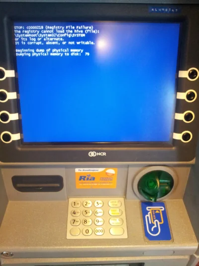 Hornic - Jeśli zastanawialiście się, na jakim systemie działają bankomaty Euronetu......