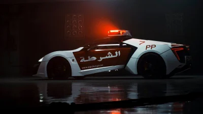 autogenpl - W służbie drogówki z Abu Dhabi: 750-konny, limitowany do siedmiu egzempla...