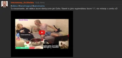 Azaajaszz - @Internetowy_Archiwista: TYŚ JEST GENIALNY Z TĄ TWOJĄ ROZRYWKĄ XD