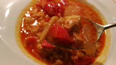BarkaMleczna - 5/50 Przedstawiam wam moje popisowe danie, to znaczy tajskie curry z i...