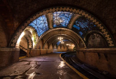 WuDwaKa - Wyłączona z użytkowania stacja metra pod Ratuszem.

#nowyjork #metro #kol...