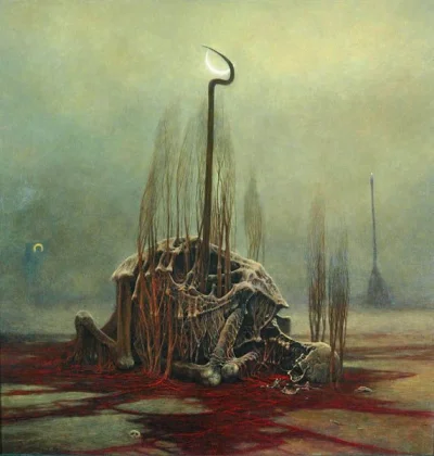 Lelia - #beksinski #malarstwo #beksinskinadobranoc