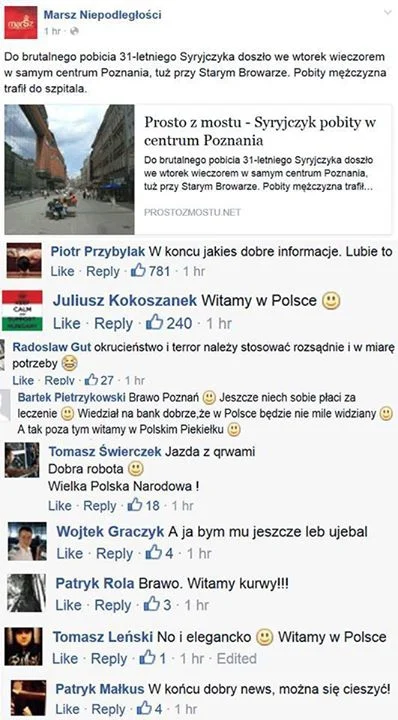 nom_om - Patrioci wyklęci z fejsa usunięci xD. Tacy niewinni, tacy kochający "PANIE C...