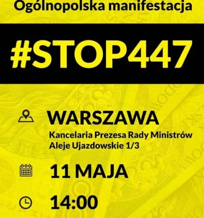 Marcin55 - W sobotę wielka manifestacja #STOP447 Kaczynski tez jest zaproszony!