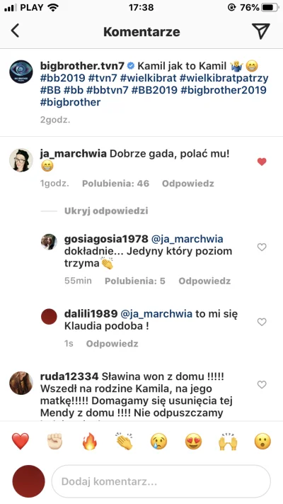 da-ria - Marchwia mądra dziewczyna. Popiera Kamila 
#bigbrother