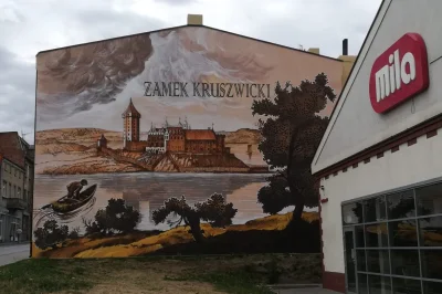 Majster_2 - Drugi mural w Kruszwicy
