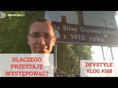 maniserowicz - Dlaczego PRZESTAJĘ WYSTĘPOWAĆ na konferencjach [ #devstyle #vlog #168 ...