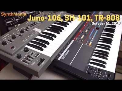 xandra - Taka zabawa Rolandami Juno-106, SH-101 i TR-808 (｡◕‿‿◕｡)

#syntezatory #it...