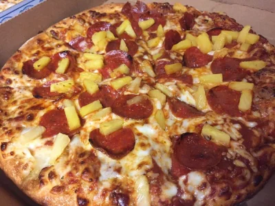 t.....a - Pizza z ananasem to najlepsza pizza na świecie.
#gownowpis #foodporn
