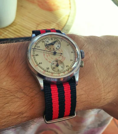 miguelpl90 - Dziś na rączce :) 
#watchboners #pokazzegarek #vintagewatches