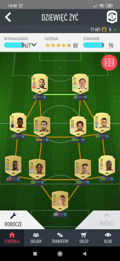 Gokichi - Czemu na futbinie pokazuje że to ma 99 zgrania a tu mam 90? XD #fut