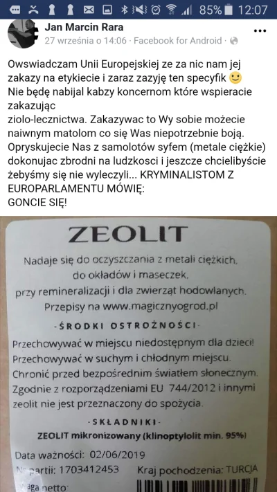 werdum18 - @hipodrom: na złość lewackiej Unii zeżrę baterie i popiję domestosem. Głup...