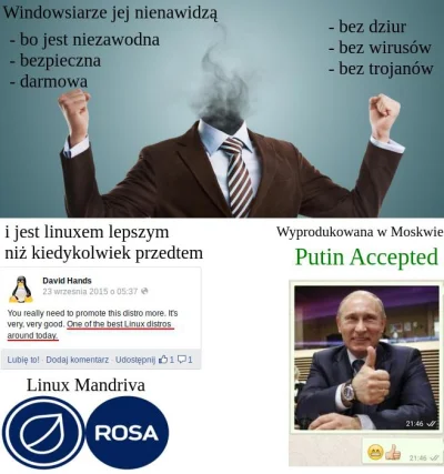 czokowafelek - #rosja #roklinuxa #putin #linux #komputery #2016 #windowsiarze #rozdaj...