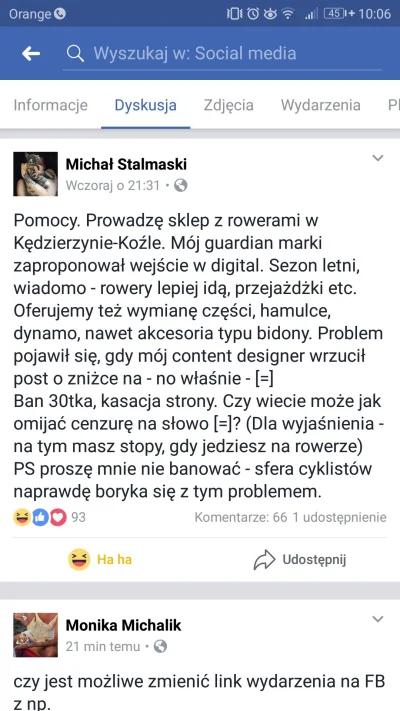 Nelson2004 - Wczoraj na grupie Social Media w portalu FB został poruszony taki temat ...