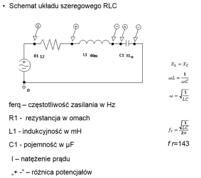 m.....1 - potrafi ktoś wyliczyć dobroć dla takiego układu? :( #fizyka #inzyniery
