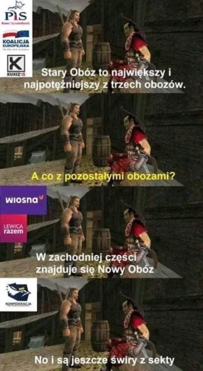 CzuapDeBejs - #humorobrazkowy #bekazlewactwa #bekazprawakow #gothic #wybory