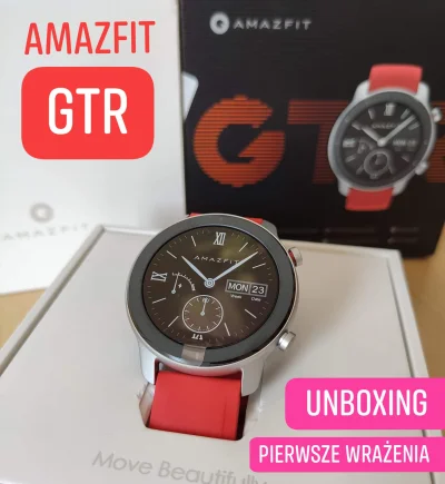 sebekss - Xiaomi Amazfit GTR 42mm - Unboxing i pierwsze wrażenia ( ͡° ͜ʖ ͡°) Tu wersj...