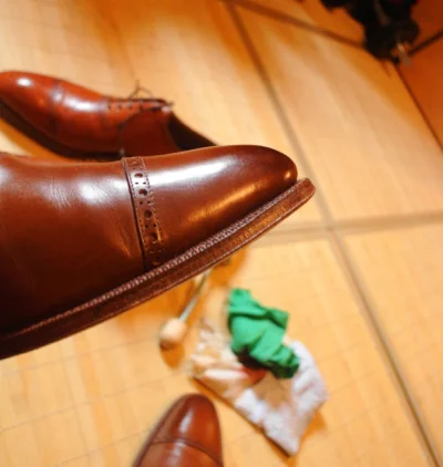 Dandy_Pheasant - Tak wyglądają skórzane podeszwy w przyzwoitej jakości butach, po pon...