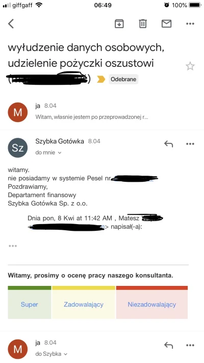 meredith1000 - UWAGA! Dostaliśmy odpowiedz od Szybkiej gotówki. Zobaczcie jakie ameby...