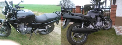 xthreesixzero - @xthreesixzero: Spece z #motocykle, honda cb 500 z 2001 roku na bębni...