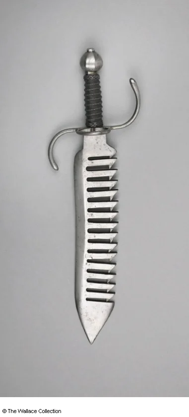 myrmekochoria - Lewak (50 cm, 1,24 kg), Włochy 1620. Bardzo ciężki okaz jak na broń t...