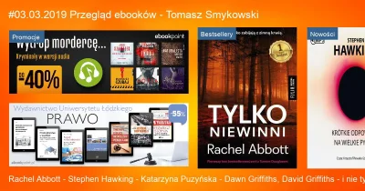 tomaszs - Mirkobooki 2019-03-03 ( ͡° ͜ʖ ͡°) 

Przegląd ebooków 03.03.2019. Dowiedz ...