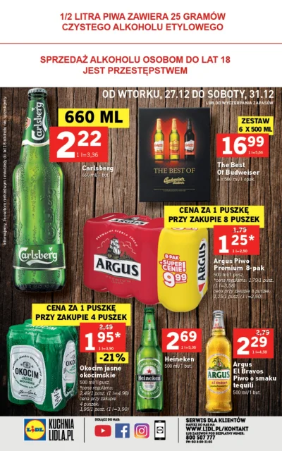 bartosz-degustator - Ciekawa promocja w Lidlu na czeskie piwo Budweiser za 6 sztuk 16...