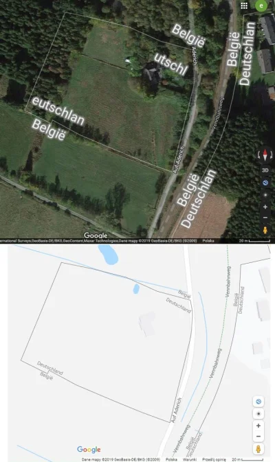 yosemitesam - #mapy #mapporn #niemcy #belgia #granica #ciekawostki
Kiedy granice two...
