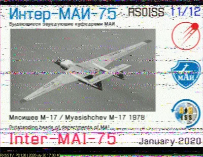 lesio - #iss #krotkofalarstwo #sstv #kosmos

3 odebrane. Jednak x510 słabo nadaje s...