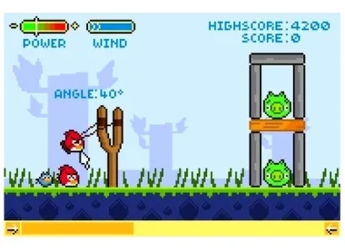 chato - #gry: Angry Birds w wersji #8bit'owej -,-