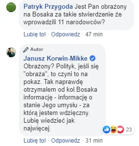 Voytek-0_ - Odpowiedź pana Janusza w sprawie p. Bosaka, który przemawiając na marszu ...